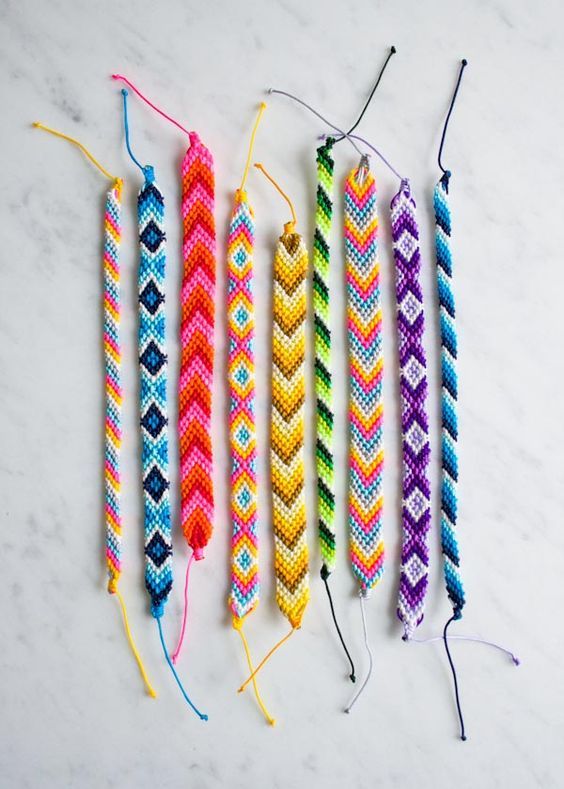 pulseras de macrame
